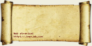 Jakov Slivka vizit kartica